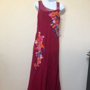 Alberta Ferretti Red Formal Dress